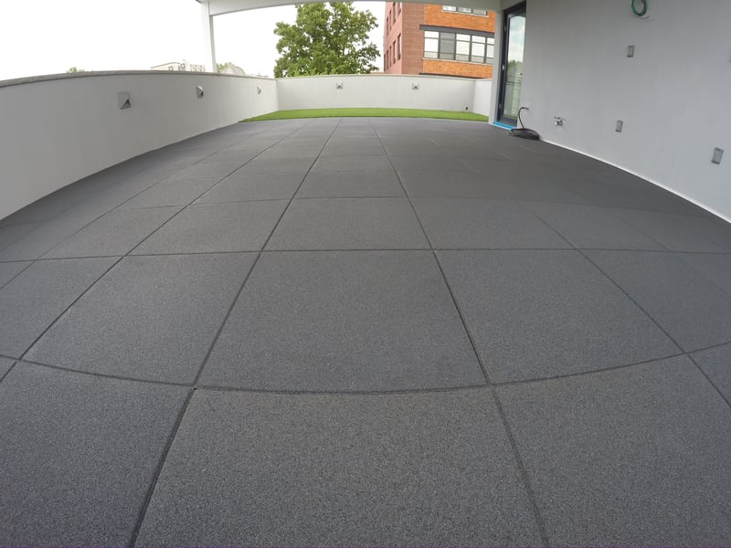 Rooftop Using Rubber Pavers with Our Turf-Top Tiles preview 14